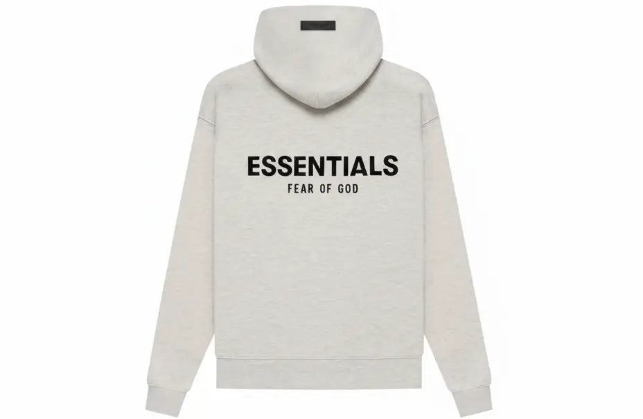 Fear of God Essentials Light Oatmeal Hoodie (SS22) Strowes Kicks