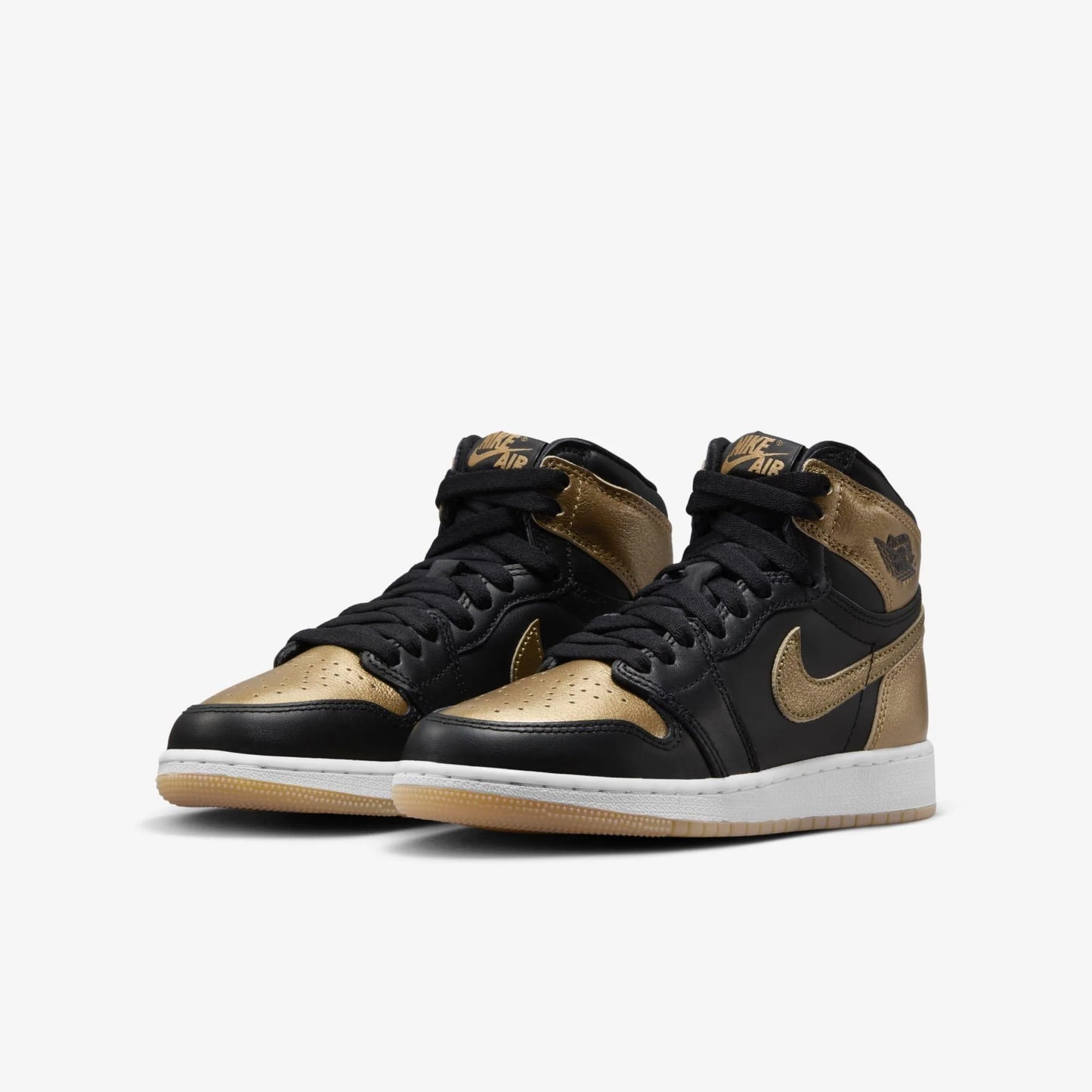 Jordan 1 Black Metallic Gold GS