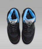 Jordan 5 Black University Blue Strowes Kicks