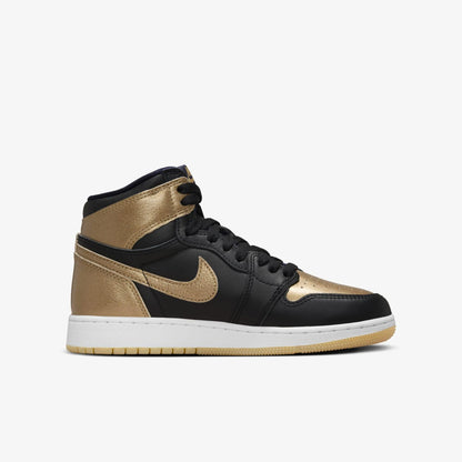 Jordan 1 Black Metallic Gold GS