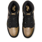 Jordan 1 Black Metallic Gold GS Strowes Kicks