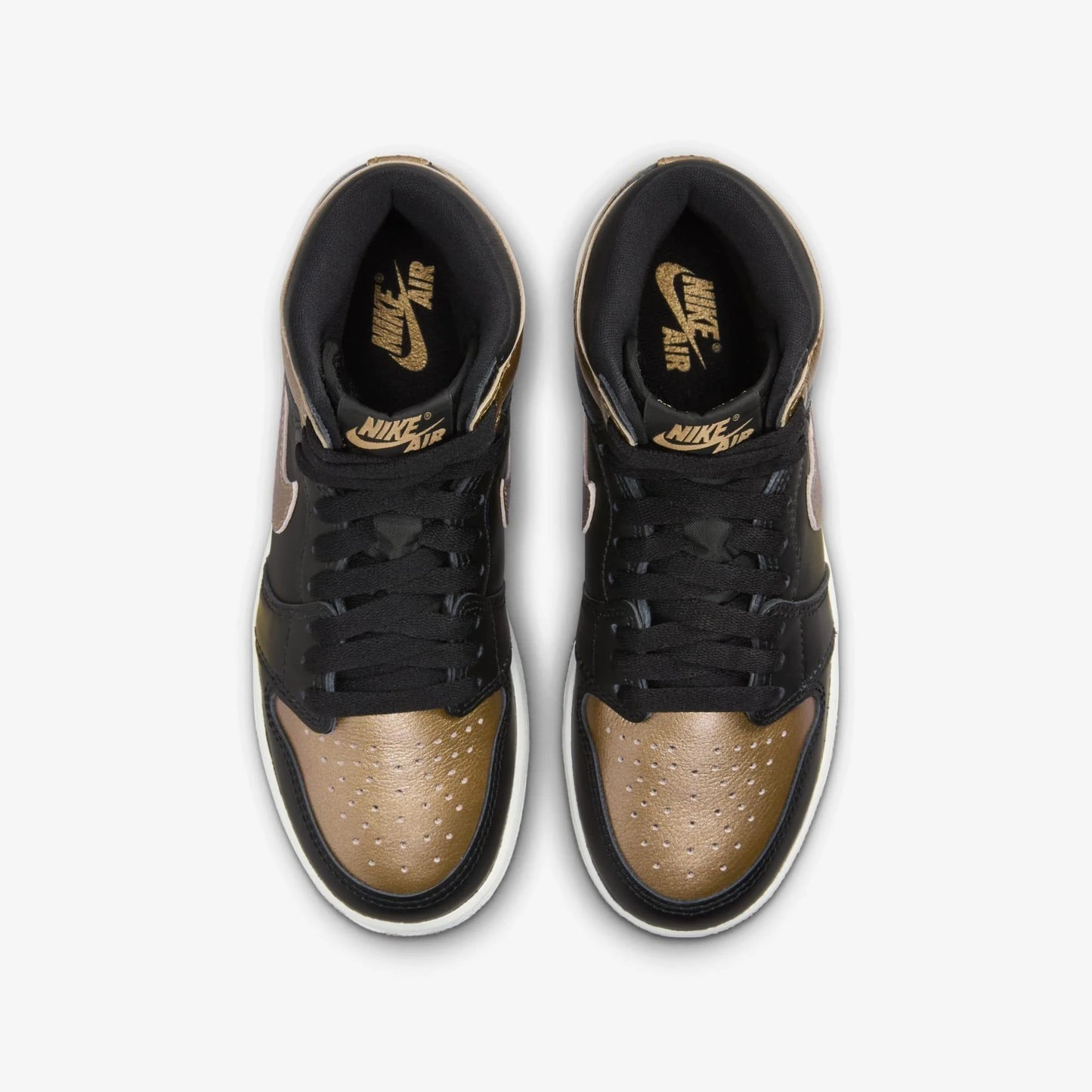 Jordan 1 Black Metallic Gold GS