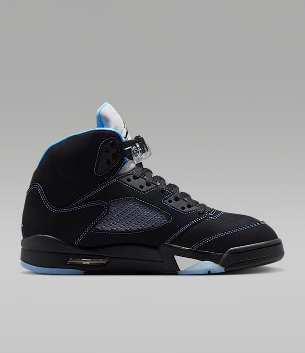 Jordan 5 Black University Blue Strowes Kicks