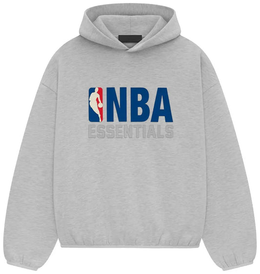 Fear of God Essentials x NBA Light Heather Hoodie (FW24)