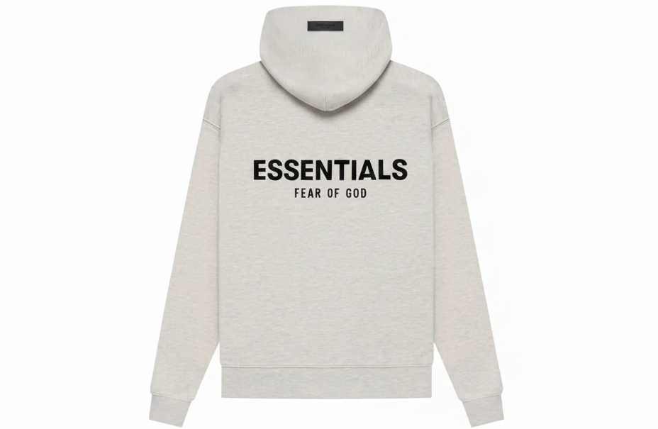 Fear of God Essentials Light Oatmeal Hoodie (SS22)