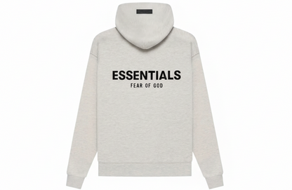 Fear of God Essentials Light Oatmeal Hoodie (SS22)