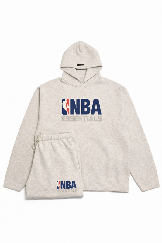 Fear of God Essentials x NBA Light Heather Set