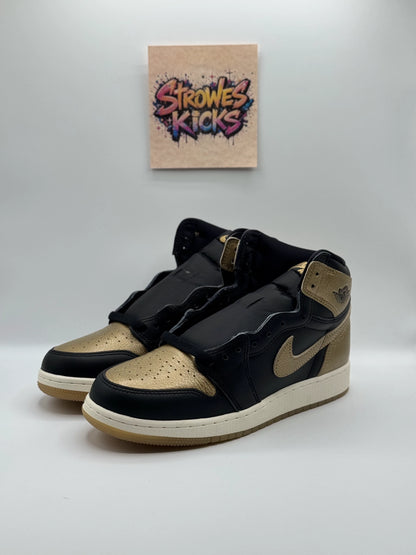 Jordan 1 “Black Metallic Gold” GS