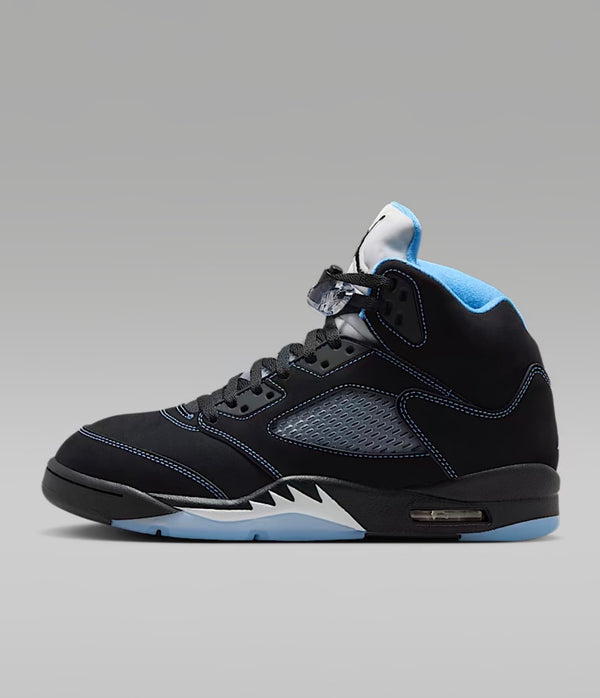 Jordan 5 Black University Blue Strowes Kicks