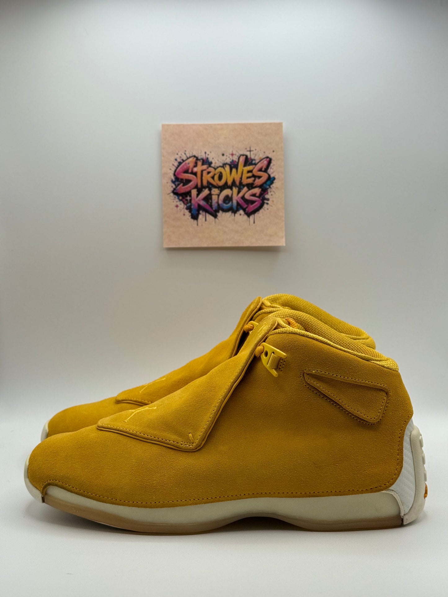 Jordan 18 Retro “Yellow Suede”