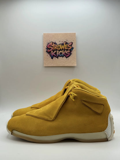 Jordan 18 Retro “Yellow Suede”