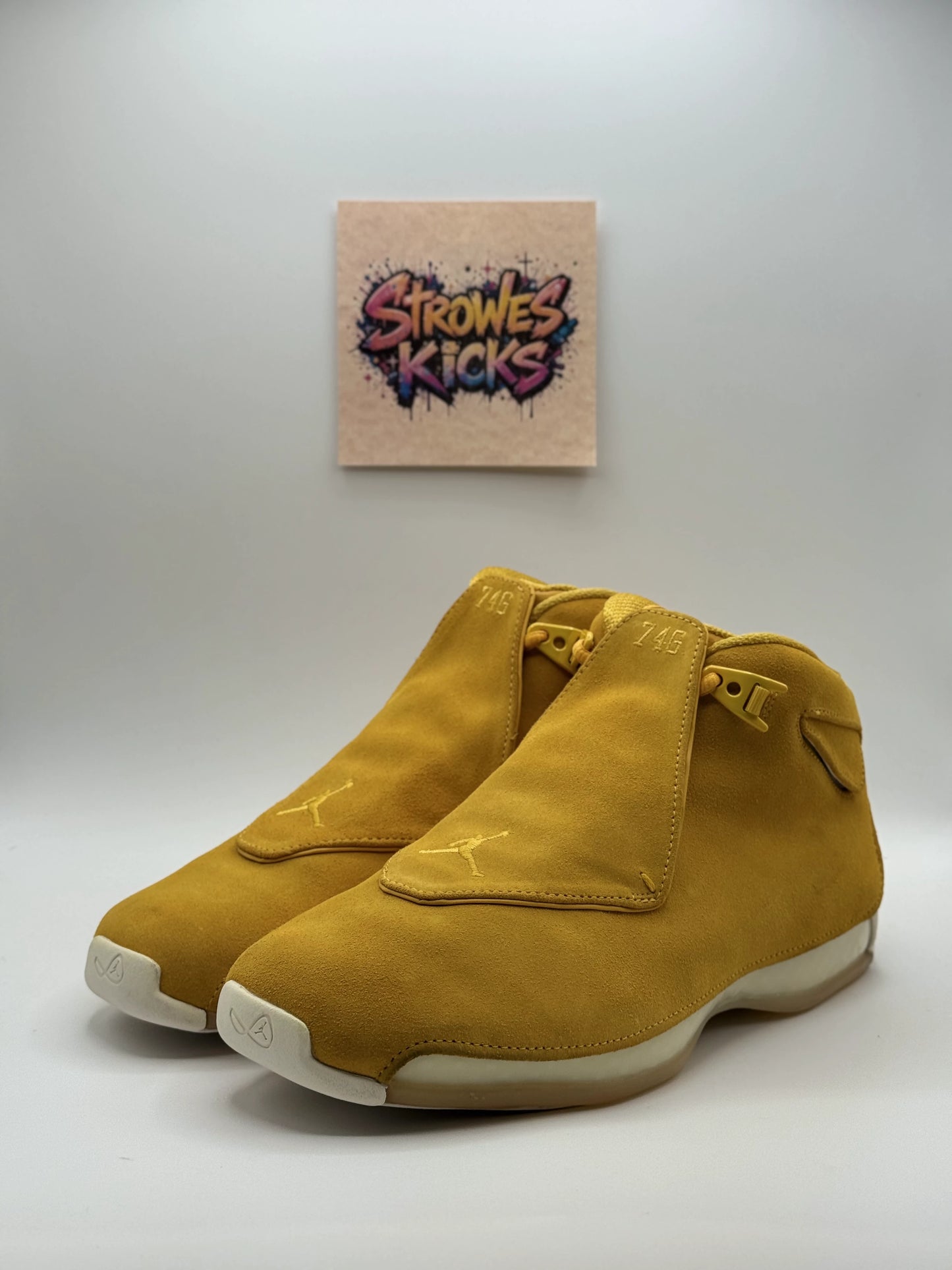 Jordan 18 Retro “Yellow Suede”