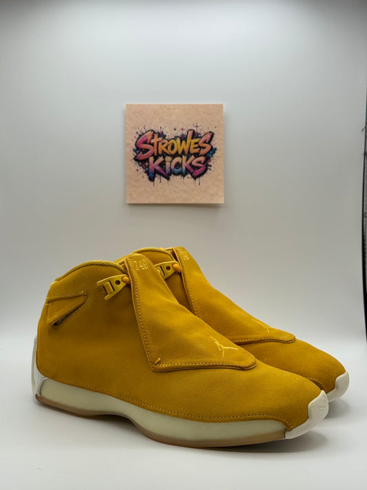 Jordan 18 Retro “Yellow Suede”