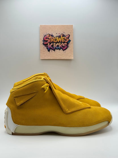 Jordan 18 Retro “Yellow Suede”
